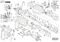 Bosch 3 611 B5A 461 GBH 2-20 D Rotary Hammer 110 V / GB Spare Parts GBH2-20D